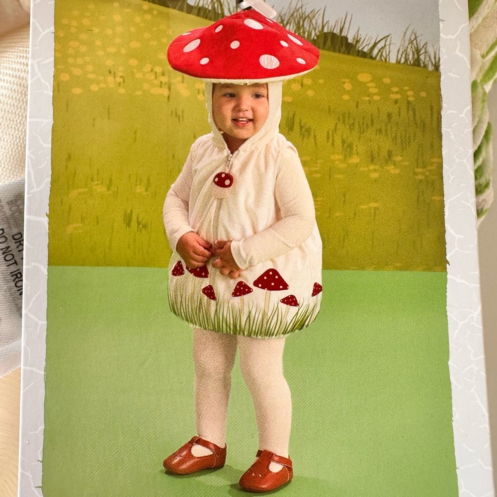 🍄 Dream Play Imagine Toddler Mushroom Costume NWT